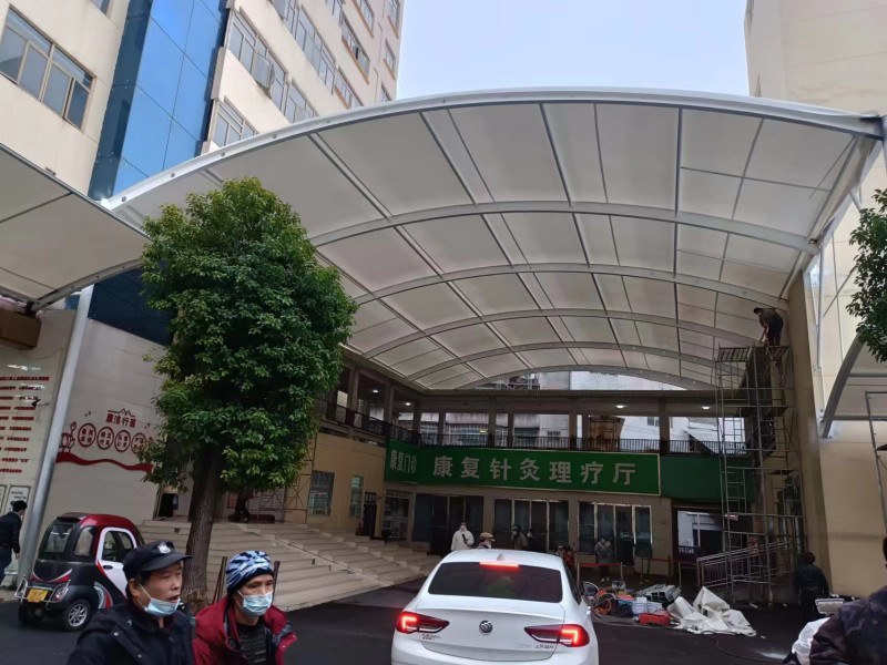 2026宿迁市推拉棚膜结构一体化厂家,厂区、园区停车棚工程承接-1
